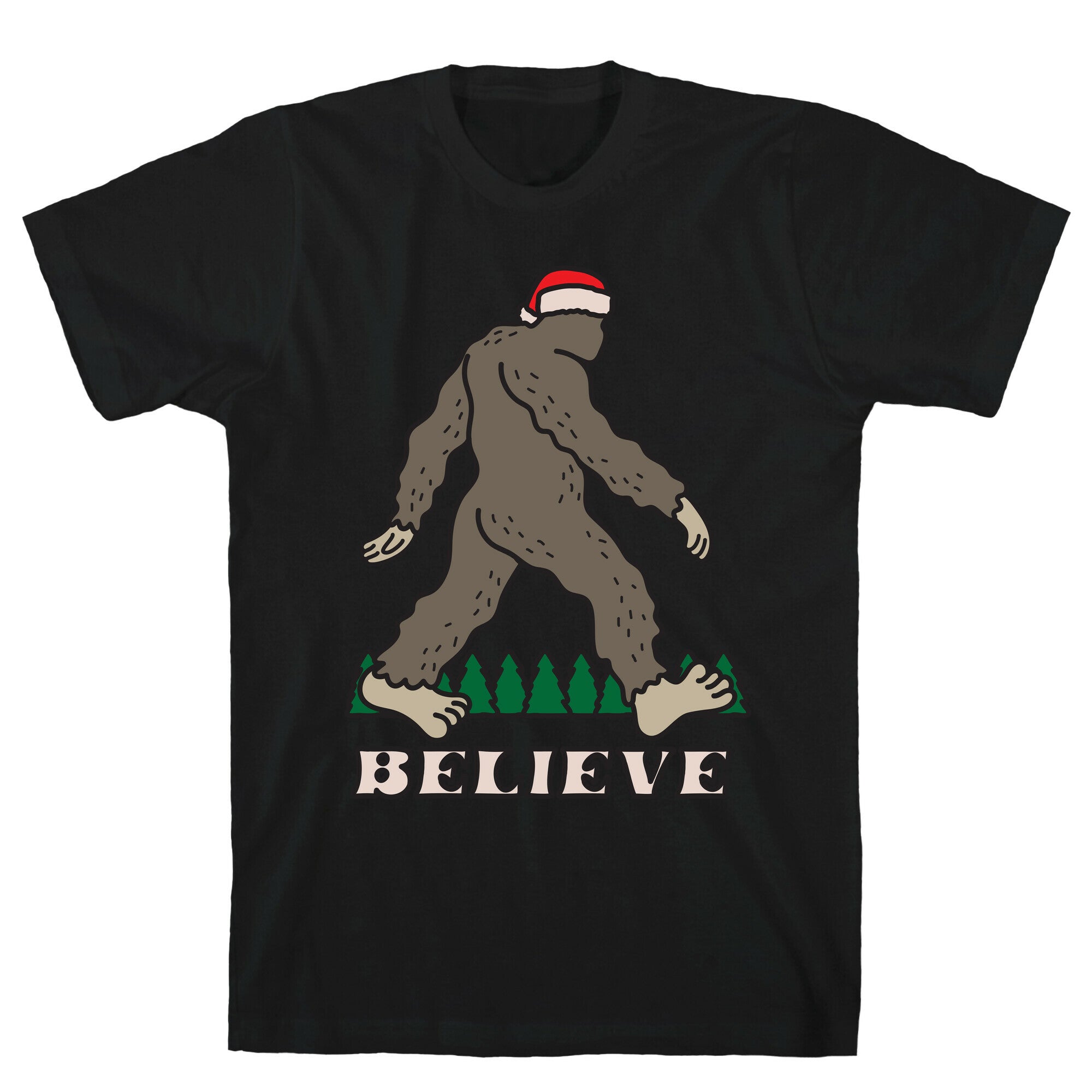 Santa Sasquatch T-Shirt